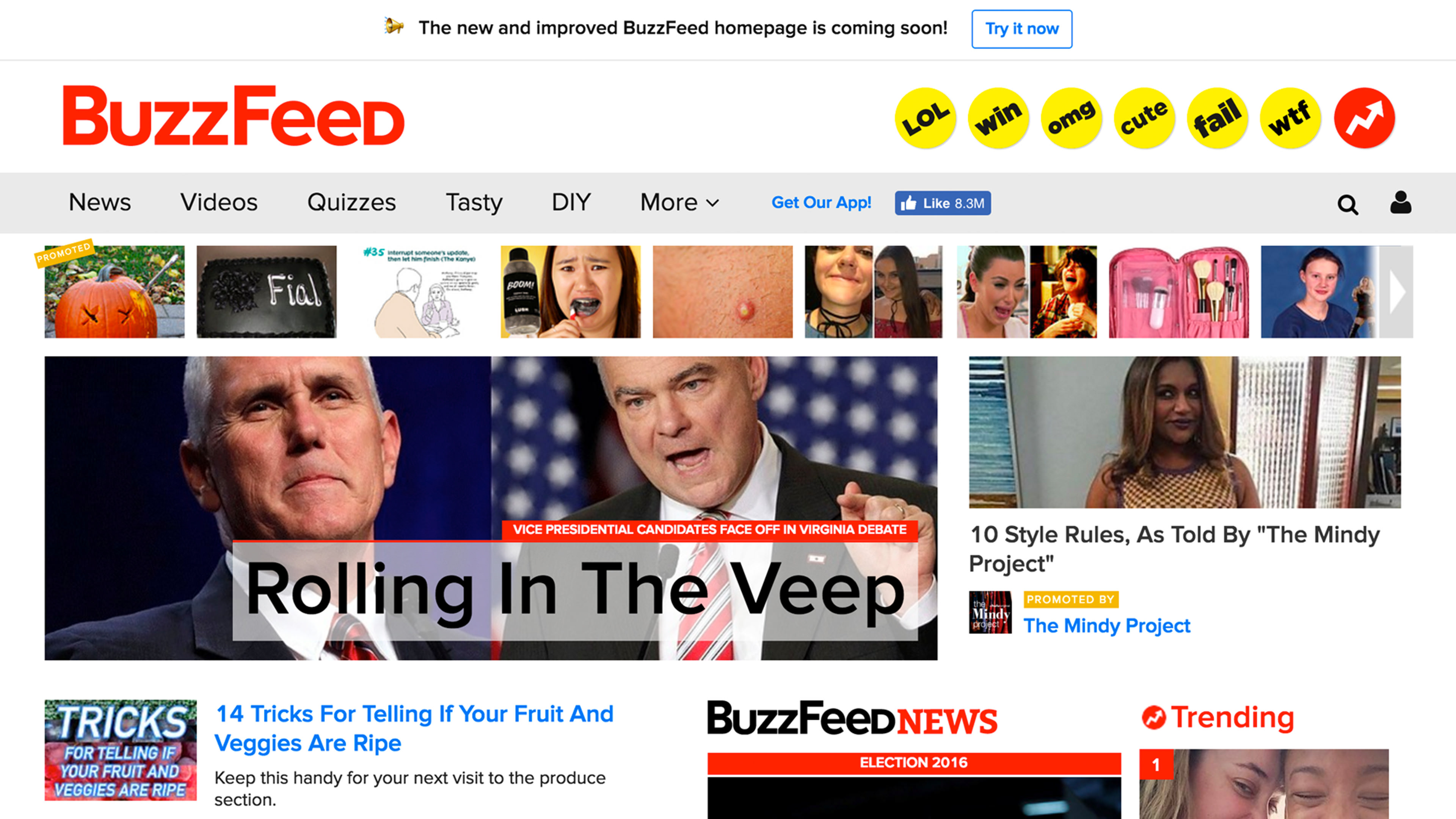 Buzzfeed Redesign and Rebrand by Titus Klein