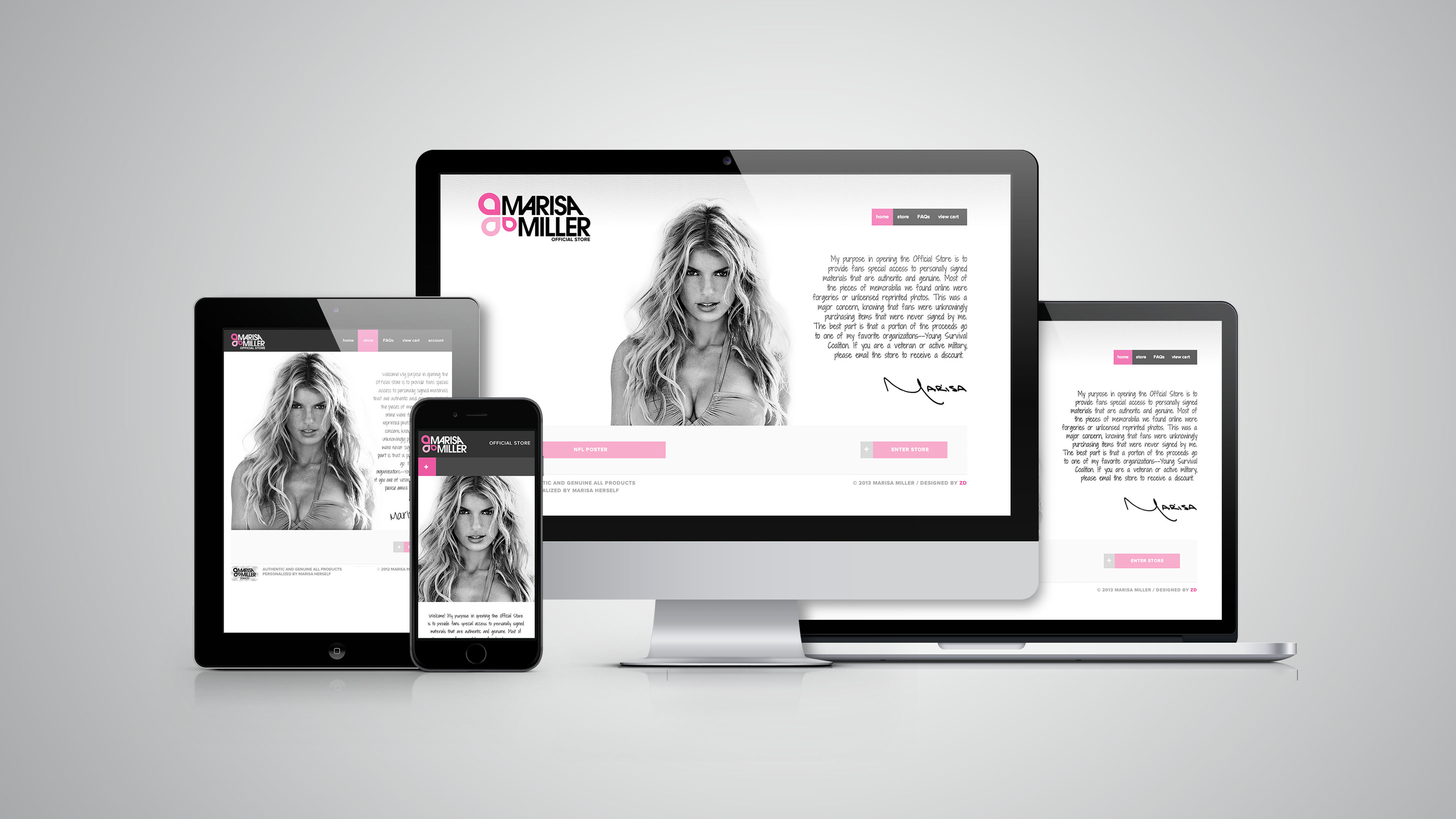 Titus Klein - Marisa Miller eCommerce Store