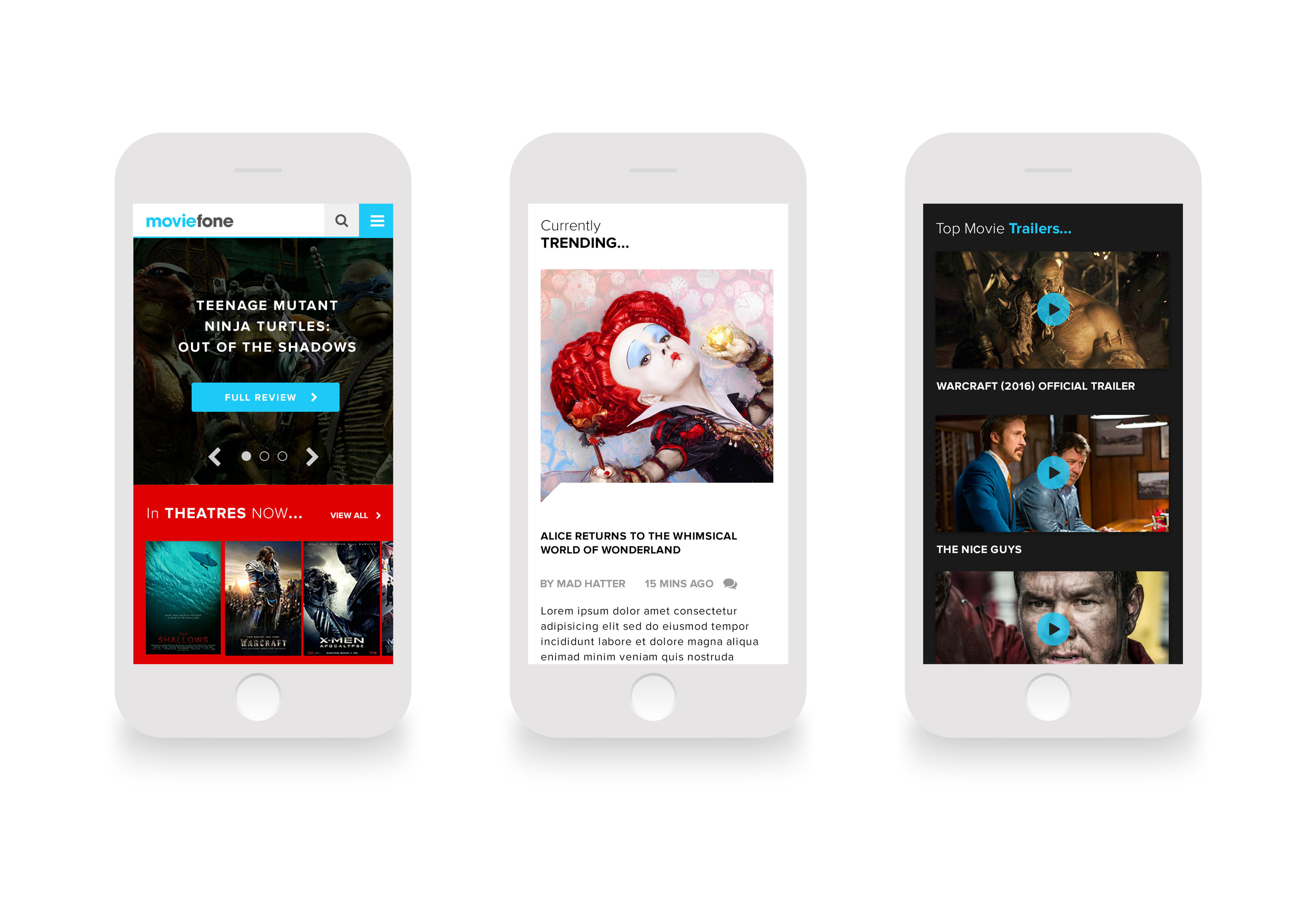 Moviefone - redesign and rebrand by Titus Klein