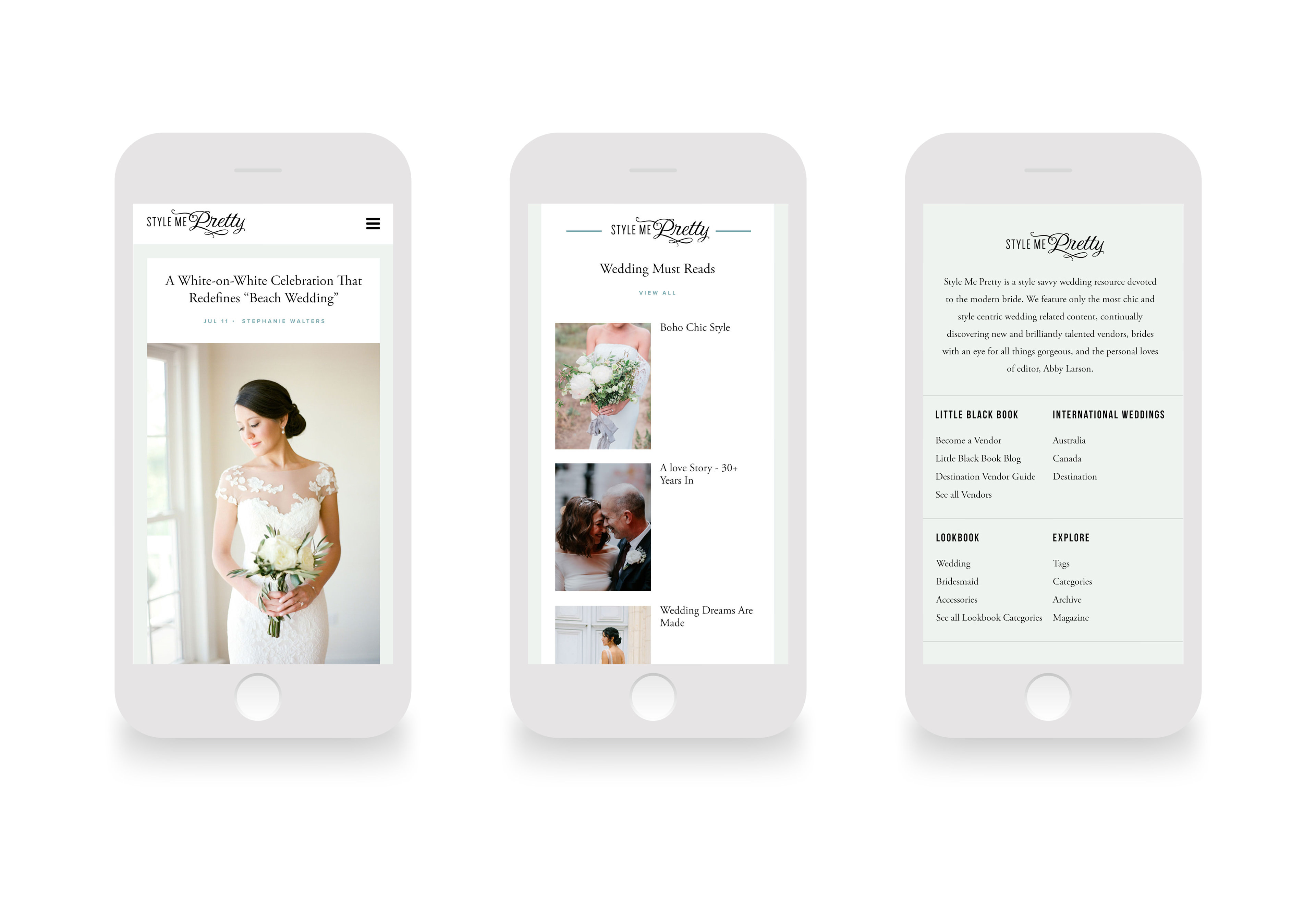 Style Me Pretty Redesign by Titus Klein