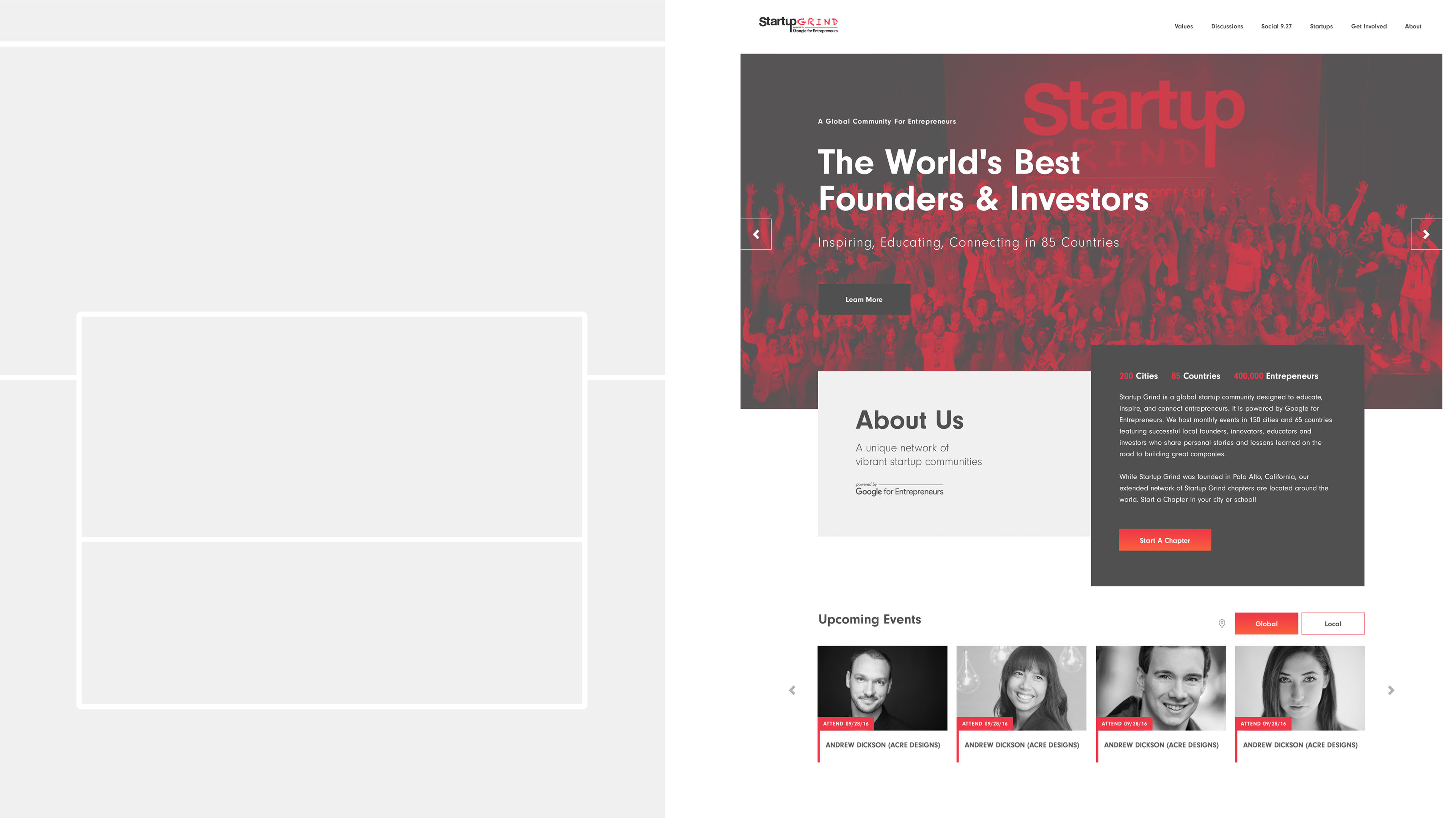Startup Grind Redesign and Rebrand by Titus Klein